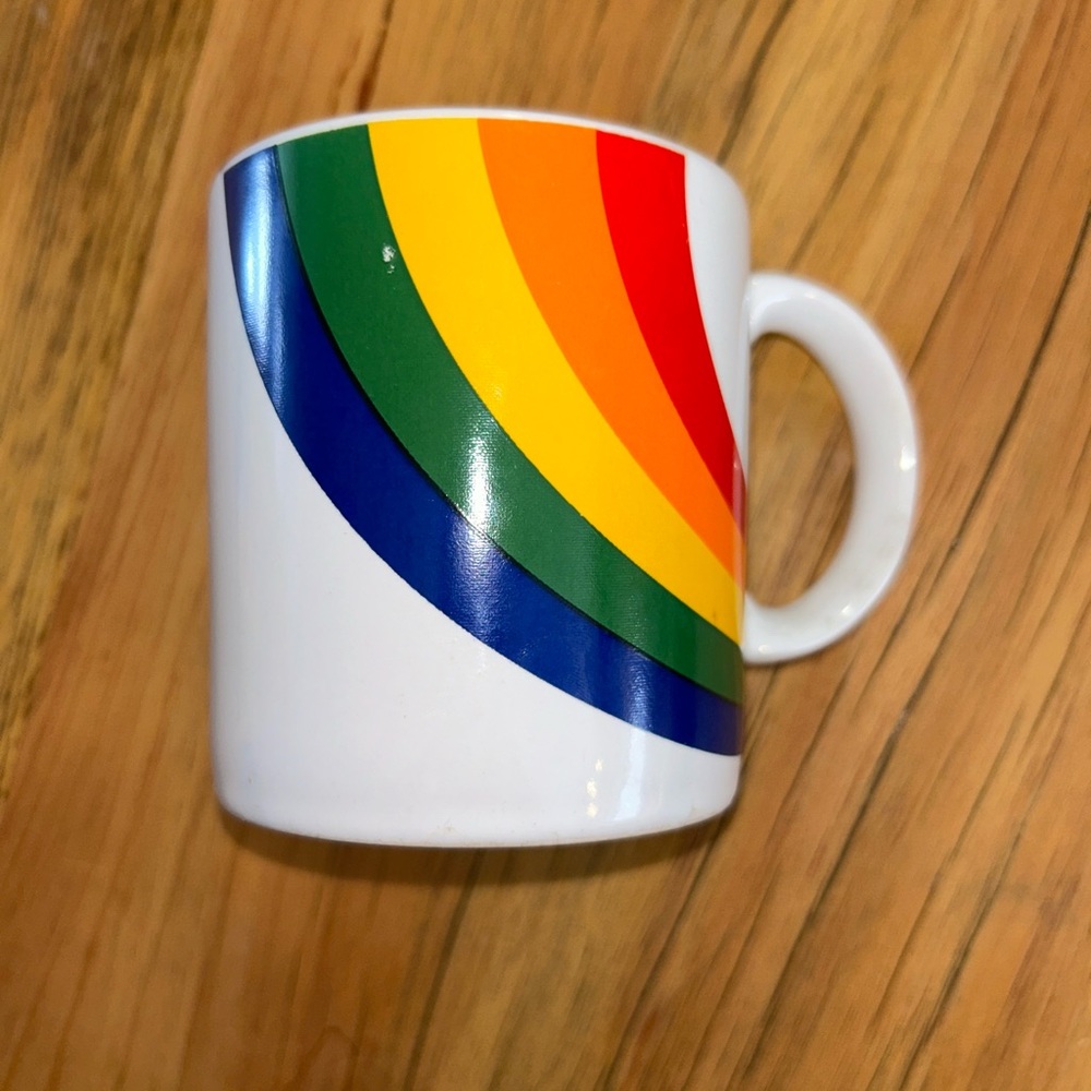 Vintage Rainbow Mug FTDA 1984 Mug